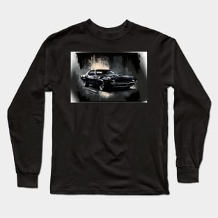 Revved Up: Black Muscle Car 1 of 4 Long Sleeve T-Shirt